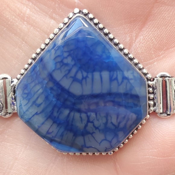 New Solar Agate 925 Silver Bracelet. - Picture 4 of 12